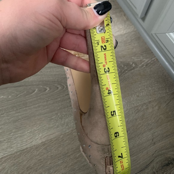 Gorgeous Rhinestone Tan High Heels 👠 - Picture 7 of 7